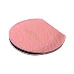 Dolce & Gabbana Women’s Pink Calfskin Leather Round Mirror Holder - One Size - Fashion > Women’s Fashion >