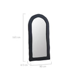 Dome Mirror in Black - Health & Beauty > Makeup > Makeup Mirrors