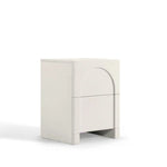 Dome White Bedside Table - Furniture > Bedroom > Bedside Tables