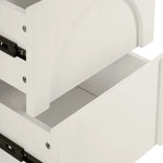 Dome White Bedside Table - Furniture > Bedroom > Bedside Tables