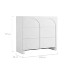 Dome White Sideboard - Furniture > Dining