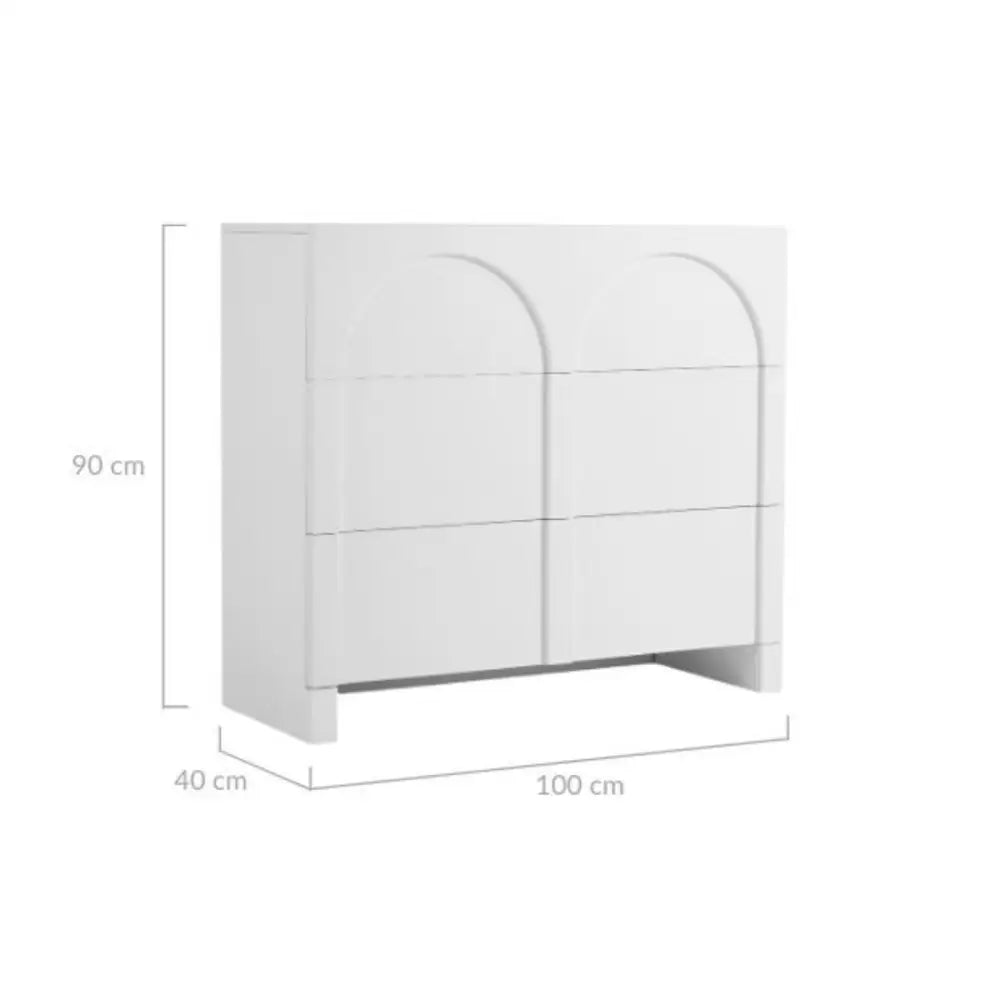 Dome White Sideboard - Furniture > Dining