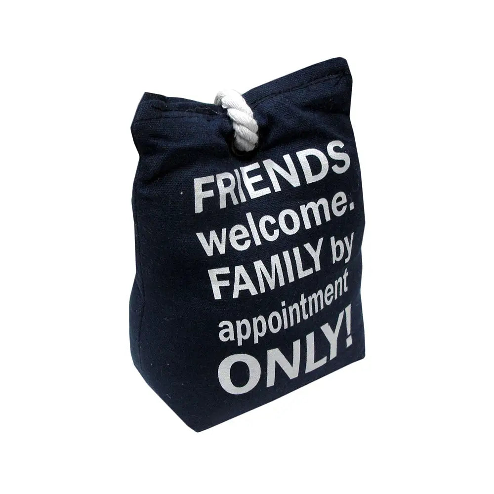 Door Stop Bag Navy Approx 0.98kg - Home & Garden > Decor