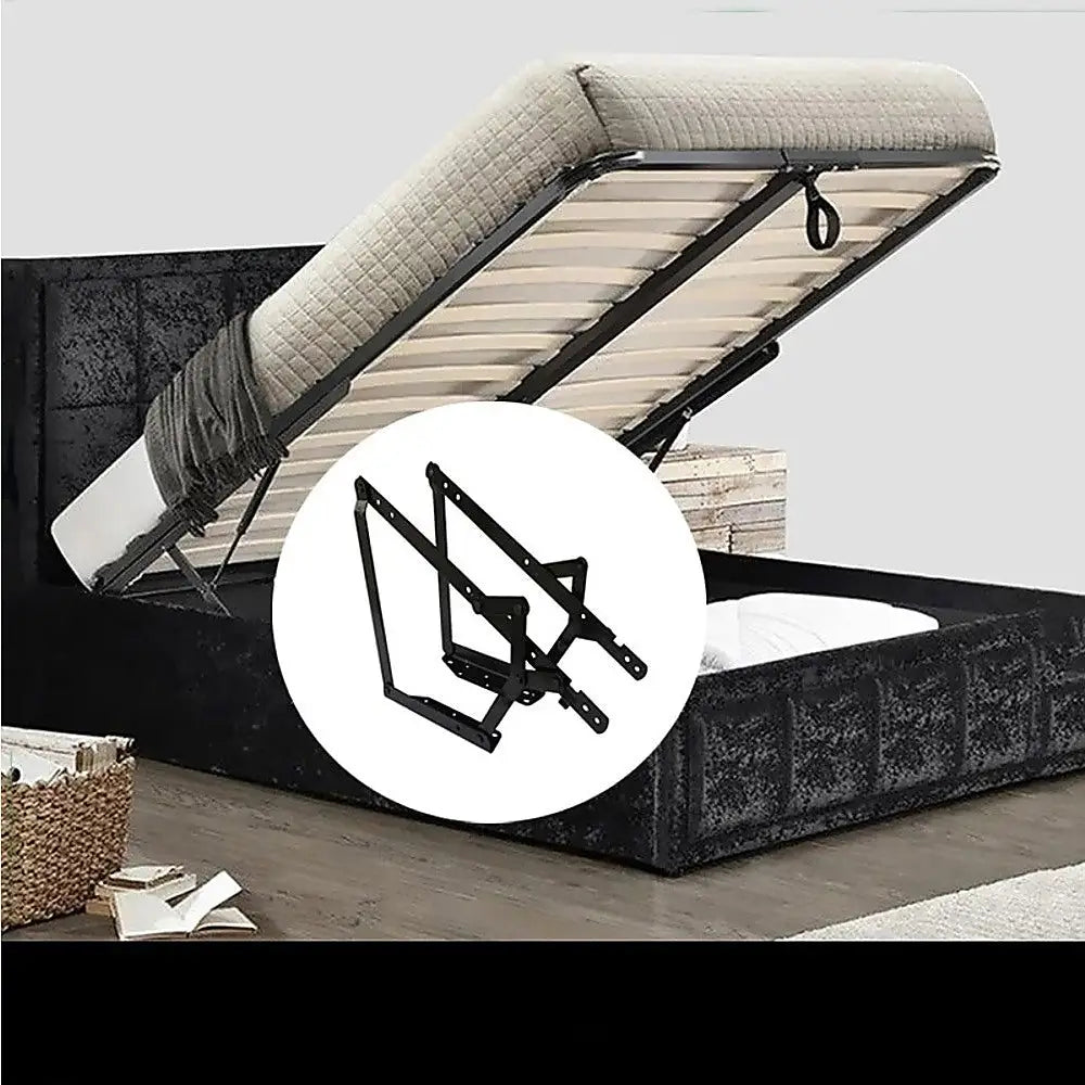Double Gas Lift Bed Frame & Mechanism Ottoman Sofabed - Furniture > Bedroom > Beds & Bed Frames