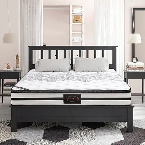 Double Mattress Euro Top Memory Foam Non-woven Pocket Spring - Furniture > Mattresses