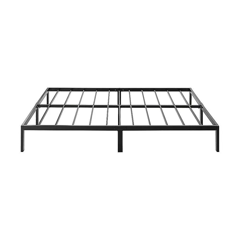 Double Metal Bed Frame Full Steel Heavy Duty - Furniture > Bedroom > Beds & Bed Frames