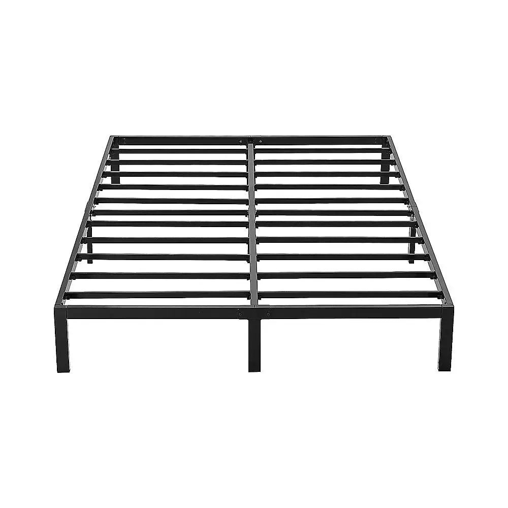 Double Metal Bed Frame Full Steel Heavy Duty - Furniture > Bedroom > Beds & Bed Frames