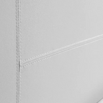 Double PU Leather Bed Frame White - Furniture > Bedroom
