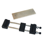 Double-Sided Diamond Knife Sharpeners Sharpening Stone W/ Stone Holder - Home & Garden > Kitchenware