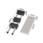 Double-Sided Diamond Knife Sharpeners Sharpening Stone W/ Stone Holder - Home & Garden > Kitchenware