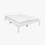 Double Wooden Bed Frame Home Furniture White - Furniture > Bedroom