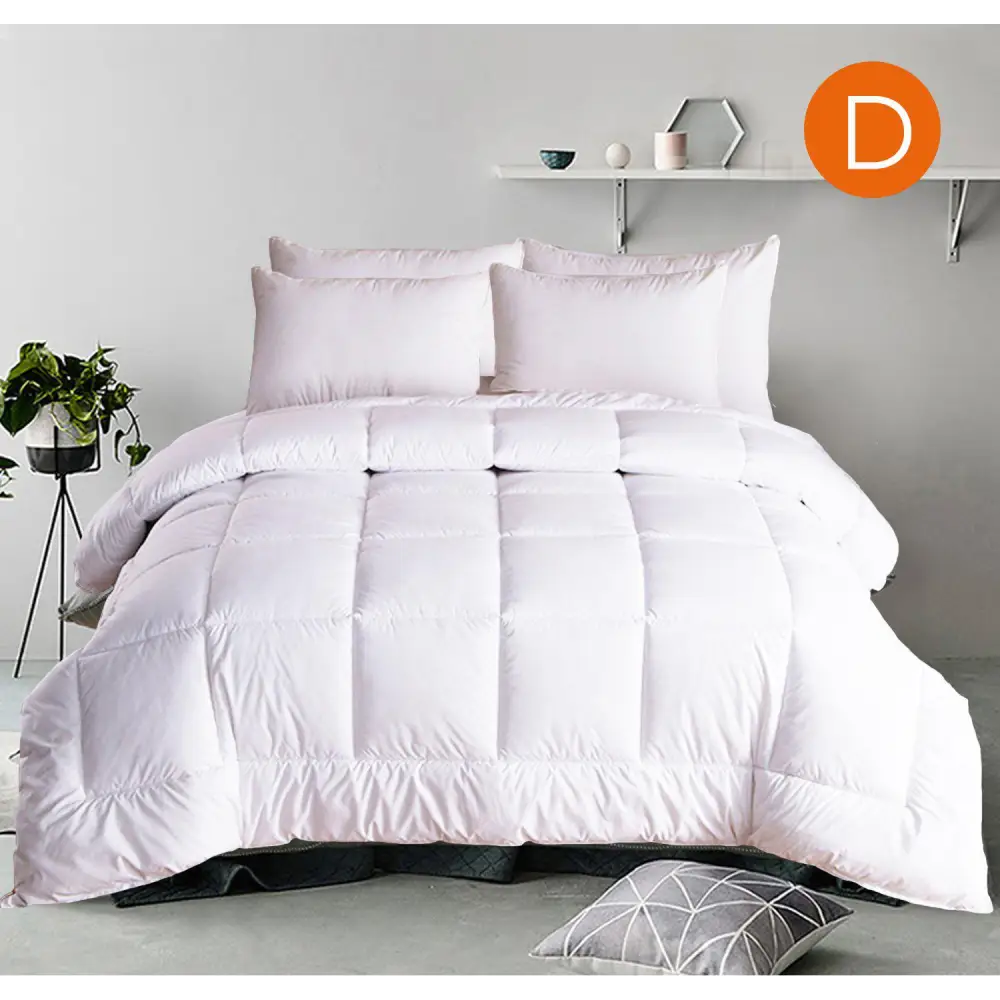 down alternative quilt doona 500gsm single - Home & Garden > Bedding