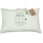 Dreamaker Organic Cotton Covered Pillow with Repreve - Home & Garden > Bedding