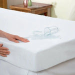 Dreamaker Waterproof Fitted Mattress Protector Double Bed - Home & Garden > Bedding