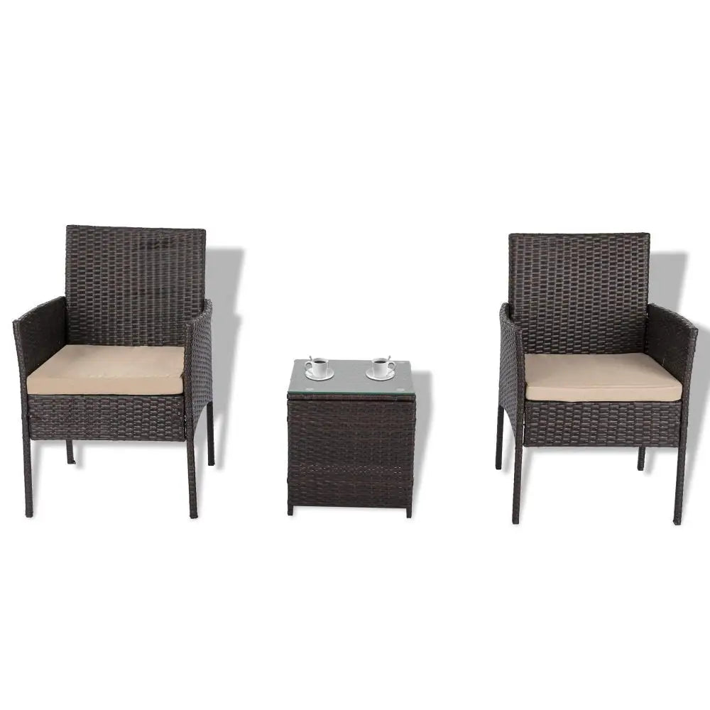 Dreamo Delightful 3 Piece Bistro Set - Furniture > Outdoor