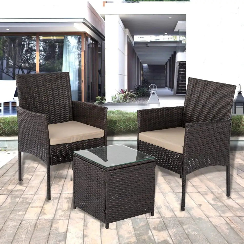 Dreamo Delightful 3 Piece Bistro Set - Furniture > Outdoor