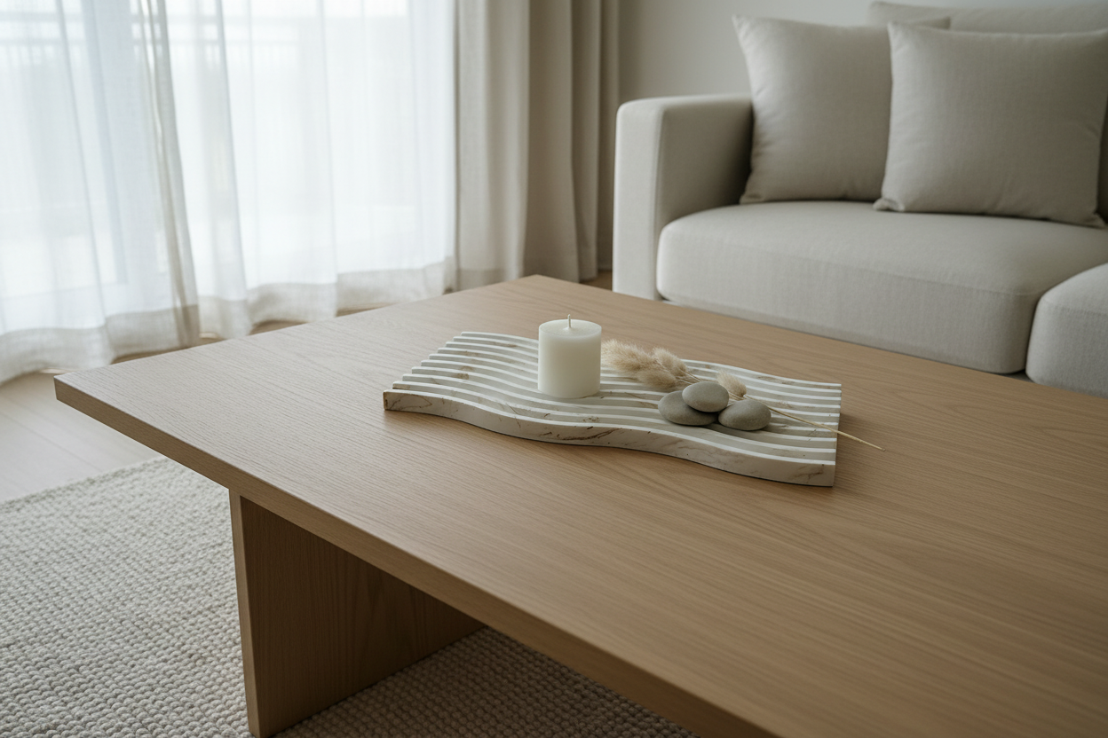 Sunday Tide Coastal Drift Tray | Handmade Decorative Tray