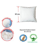 Duck Feather Rich Fill Cushion Inserter Square 40 x 40cm - Home & Garden > Bedding