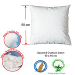 Duck Feather Rich Fill Cushion Inserter Square 60 x 60cm - Home & Garden > Bedding