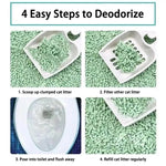 Dust-Free Tofu Cat Litter Quick Clumping & Odor Control Plant-Based Deodorizer Ideal for Multi-Cat Homes - Pet Care >