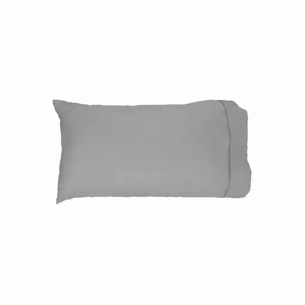Easyrest 250tc Cotton King Pillowcase Pewter - Home & Garden > Decor