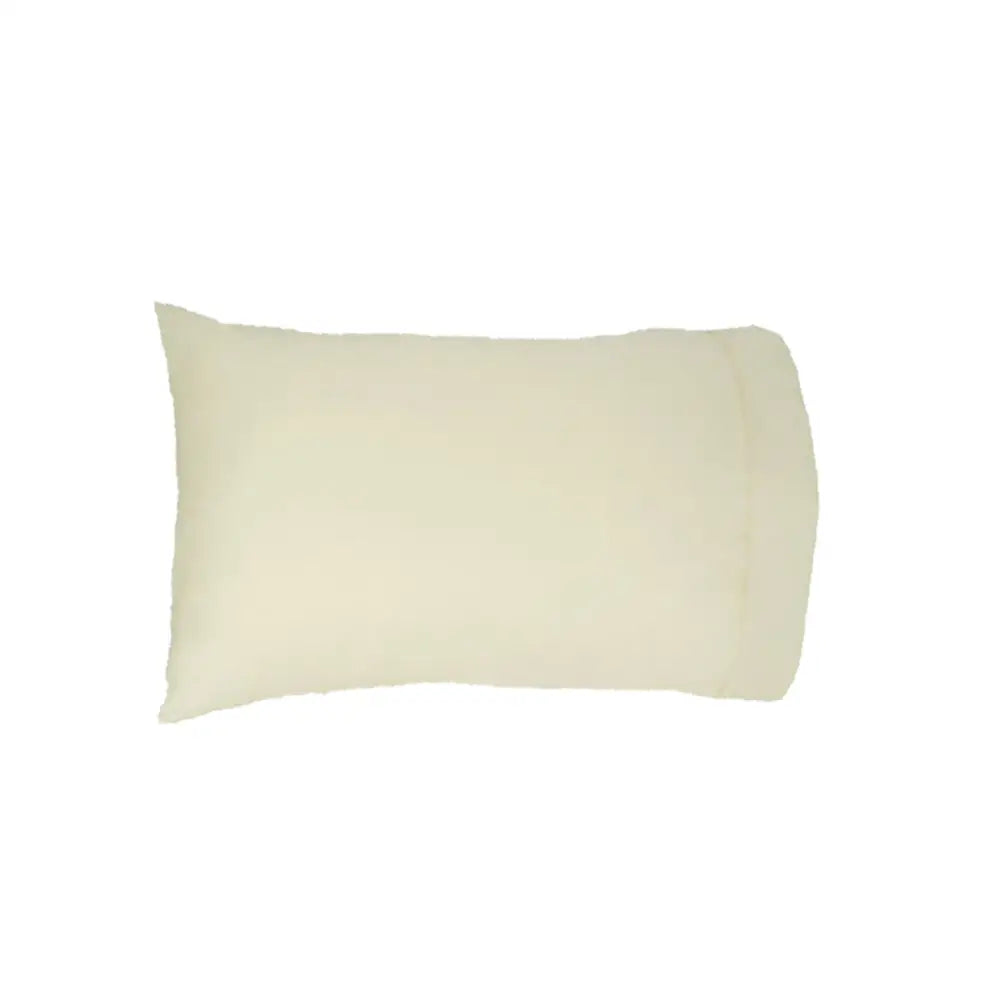 Easyrest 250tc Cotton Standard Pillowcase Cream - Home & Garden > Decor