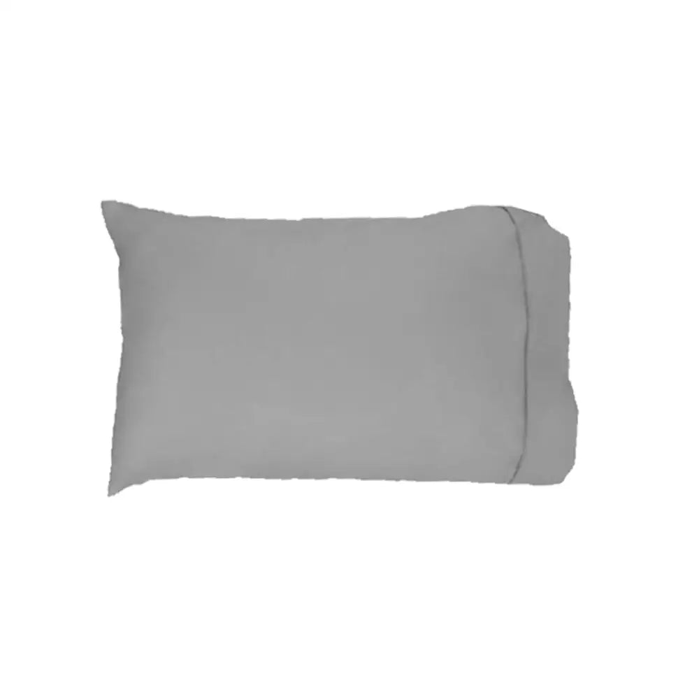 Easyrest 250tc Cotton Standard Pillowcase Pewter - Home & Garden > Decor