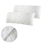 Easyrest Pair of King Quilted Pillow Protectors 52 x 92 cm - Home & Garden > Decor