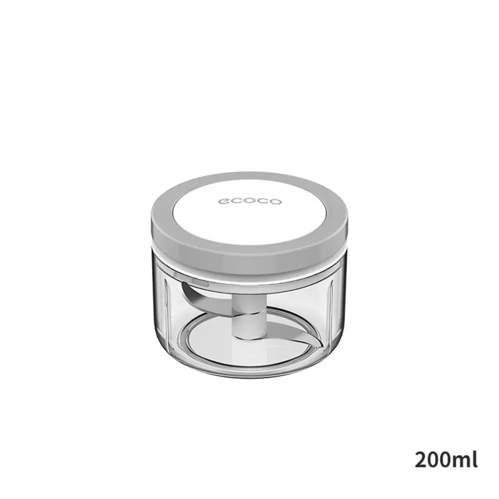 Ecoco 3 Sizes Cutter Set Easy Chopper Mincer Mixer Slicer Dicer Blender Shredder For Onion Garlic Grey - Home & Garden
