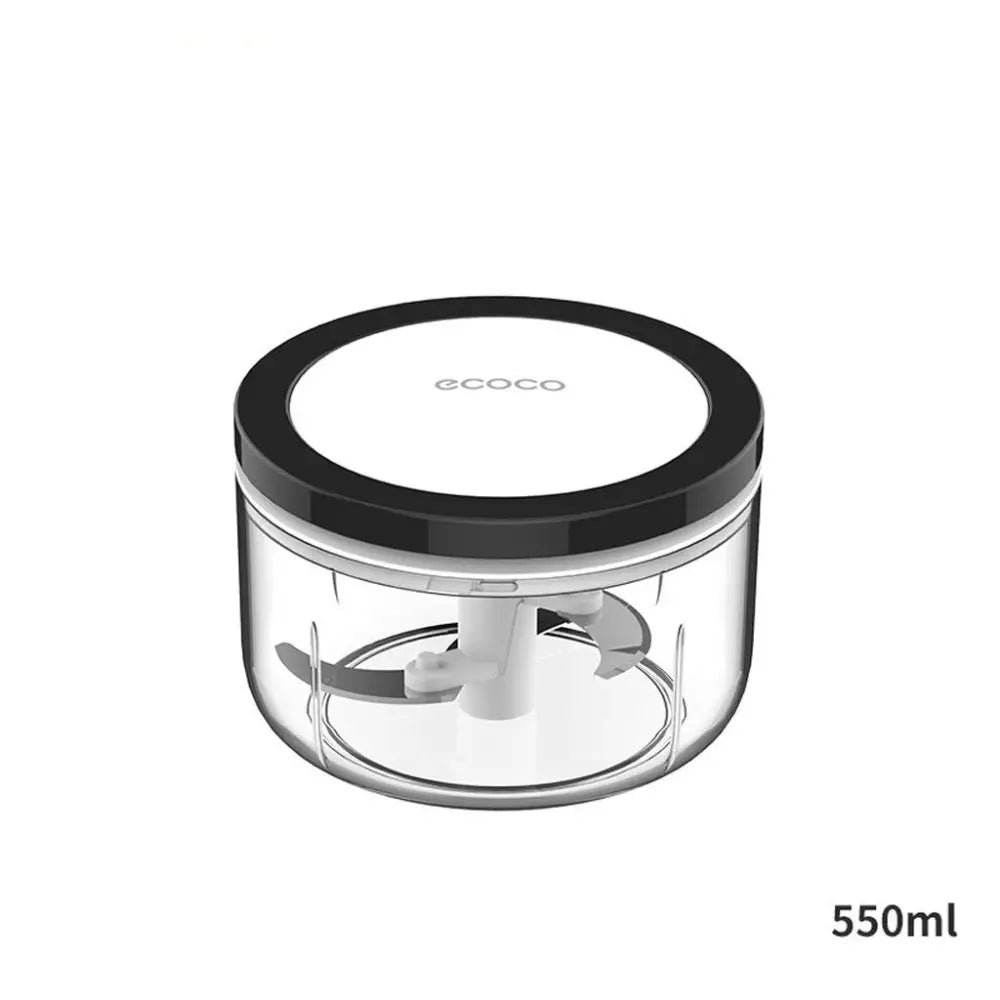 Ecoco 3 Sizes Cutter Set Easy Chopper Mincer Mixer Slicer Dicer Blender Shredder For Onion Garlic Grey - Home & Garden