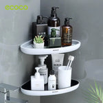 Ecoco Bathroom Corner Shower Shelf Corner Shower Caddy Shower Storage Organizer Wall Mounted for Bathroom Kitchen