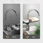 Ecoco Kitchen Drain Holder Sponge Sink Storage Rack Basket Organizer Shelf Bathroom AU - Home & Garden > Kitchenware