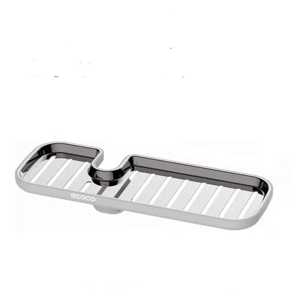 Ecoco Kitchen Drain Holder Sponge Sink Storage Rack Basket Organizer Shelf Bathroom AU - Home & Garden > Kitchenware