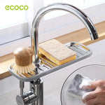 Ecoco Kitchen Drain Holder Sponge Sink Storage Rack Basket Organizer Shelf Bathroom AU - Home & Garden > Kitchenware