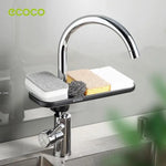 Ecoco Kitchen Drain Holder Sponge Sink Storage Rack Basket Organizer Shelf Bathroom AU - Home & Garden > Kitchenware