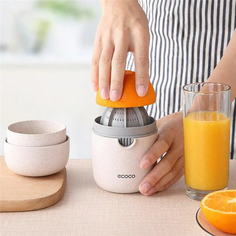 Ecoco Manual Lemon Juicer Hand Orange Squeezer Fruit Citrus Kitchen Plastic Tool Capacity Machine - Home & Garden >