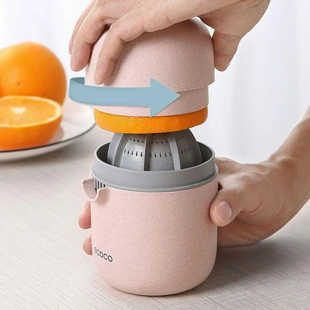 Ecoco Manual Lemon Juicer Hand Orange Squeezer Fruit Citrus Kitchen Plastic Tool Capacity Machine - Home & Garden >