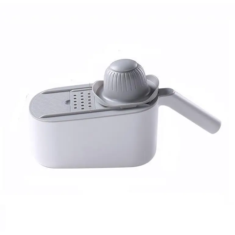 Ecoco Vegetable Chopper Spiralizer Vegetable Slicer Dicer Onion Food Cutter Home Use Grey - Home & Garden > Kitchenware