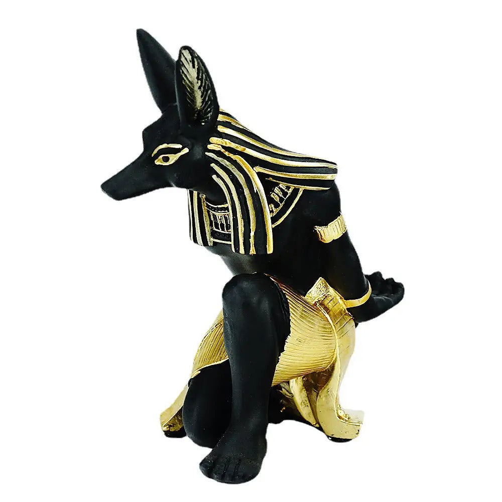 Egyptian Anubis Dog Wine Rack – Unique Resin Wine Holder for Home Decor - Home & Garden > Decor > Vases & Table Decor