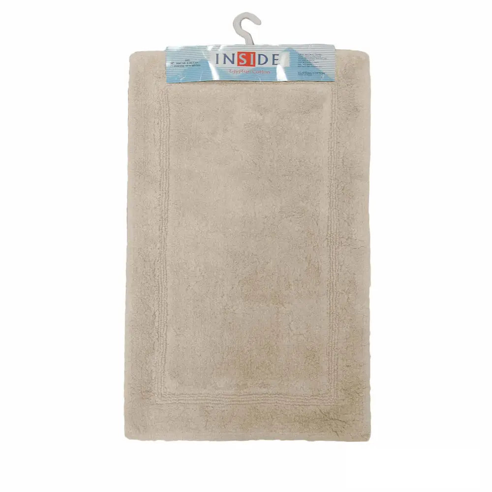 Egyptian Cotton Bath Mat 50x80 cm Taupe - Home & Garden > Bathroom Accessories