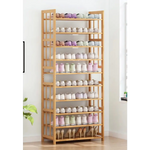 Ekkio 10-Tiers Bamboo Shoe Rack EK-BSR-100-XZ - Furniture > Living Room