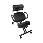 EKKIO Adjustable Ergonomic Office Kneeling Chair with Backrest (Black) EK-KC-101-TH - Furniture > Office