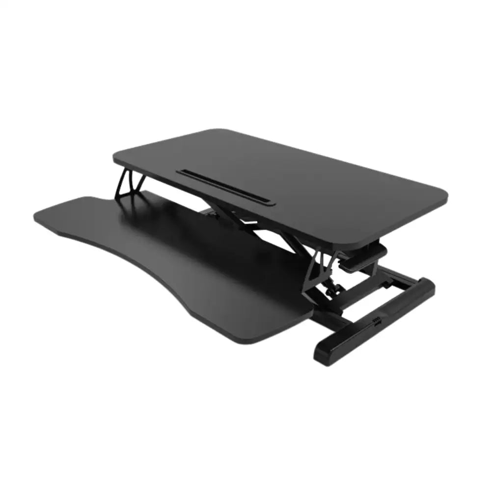 EKKIO Adjustable Standing Desk Riser with Gas Spring (Black) EK-DSR-100-MS - Furniture > Office
