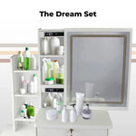EKKIO Dressing Table White LED Mirror + Stool EK-DT-100-LD - Furniture > Living Room