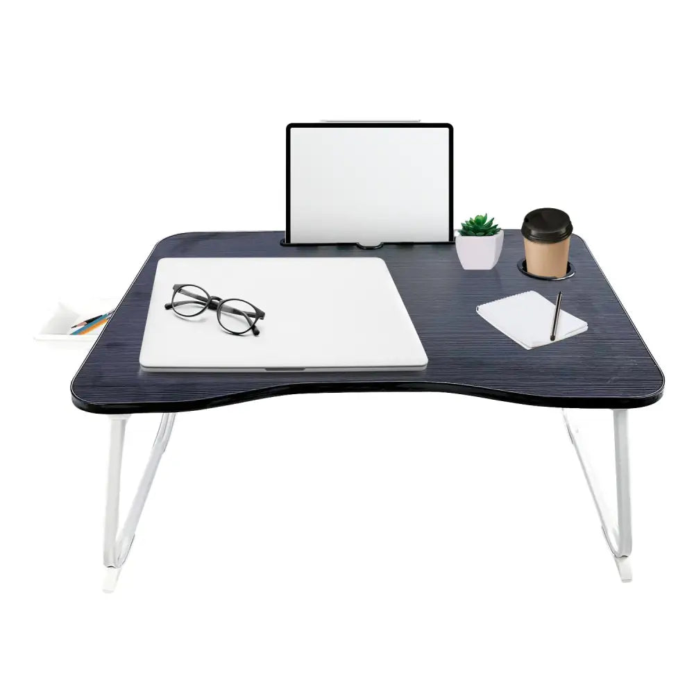 EKKIO Extra Large Multifunctional Portable Bed Tray Laptop Desk (Black) EK-BT-101-OEJ - Furniture > Office