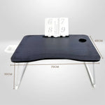 EKKIO Extra Large Multifunctional Portable Bed Tray Laptop Desk (Black) EK-BT-101-OEJ - Furniture > Office