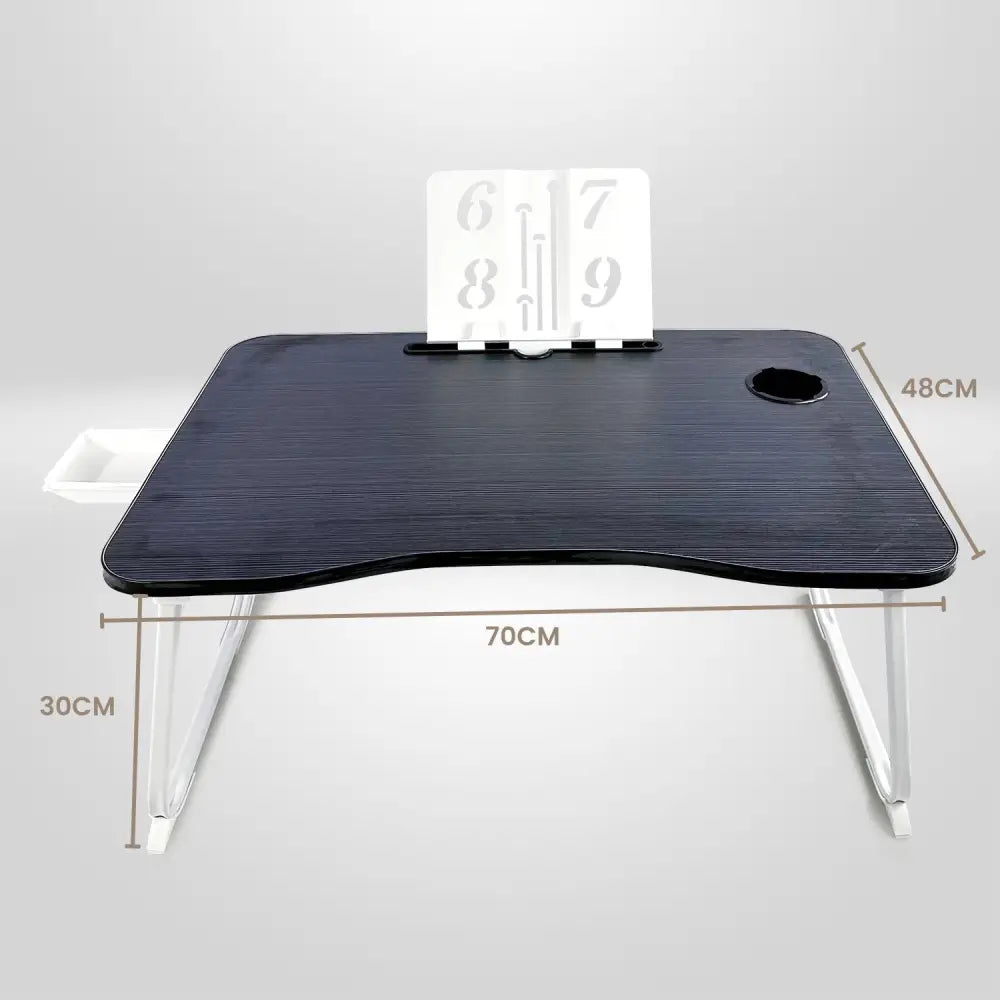 EKKIO Extra Large Multifunctional Portable Bed Tray Laptop Desk (Black) EK-BT-101-OEJ - Furniture > Office