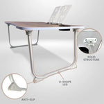 EKKIO Extra Large Multifunctional Portable Bed Tray Laptop Desk (White Oak) EK-BT-102-OEJ - Furniture > Office