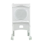 EKKIO Folding Kitchen Kids Step Stool with Chalkboard- Saturn Moon Square and Star Shape Design (White) EK-KSS-100-LFA