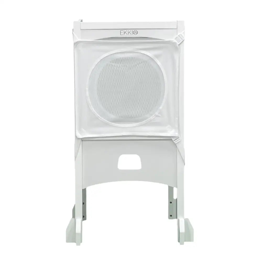 EKKIO Folding Kitchen Kids Step Stool with Chalkboard- Saturn Moon Square and Star Shape Design (White) EK-KSS-100-LFA